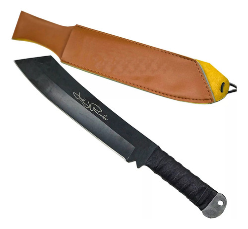 Facão Rambo 4 Full Tang 44cm + Bainha Couro