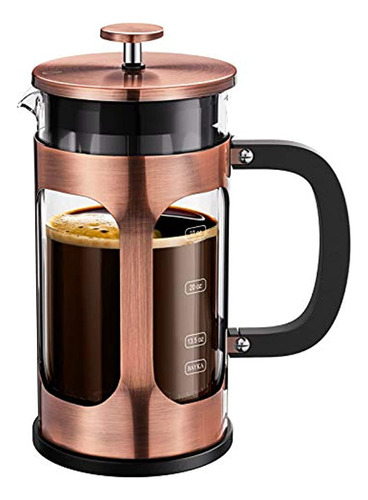 Bayka French Press Coffee Tea Maker, Prensa De Café De Acer