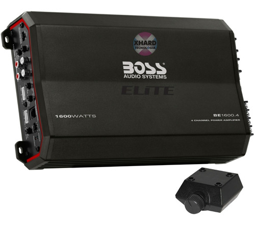 Potencia Boss Be 1600.4 Watts Linea Elite 4 Canales 150 W Rms X 4 Led Tope De Gama Para Subwoofer Pioneer Matador 