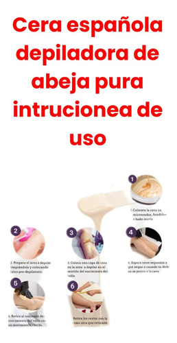 Cera Española 1 Kilo Aplicadores Gratis Aroma Azuleno