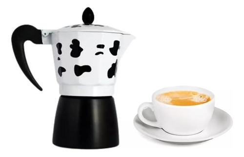 Cafetera 9 Tazas Italiana Diseño De Vaquita Expresso  