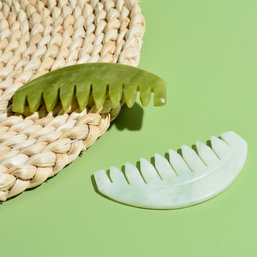 Masajeador Meridians Jade, Peine De Masaje Para Cabello, 2 U