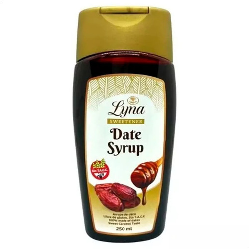 Syrup De Datil Lyna Sin Tacc Sirope Jarabe Vegano Pack X6