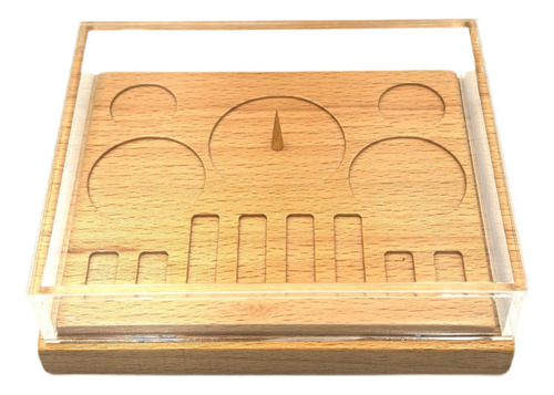 Caja De Almacenamiento Con Bandeja Para Piezas De Reloj,