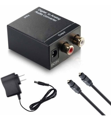 Nuevo Televisor Óptico Digital Coaxial A Rca L / R Convertid