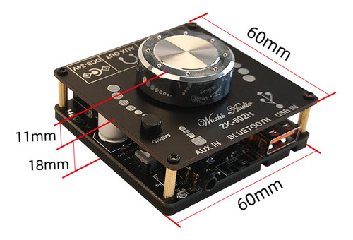 Mini Módulo De Amplificador De Potencia De Placa De