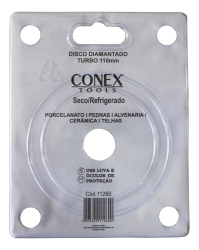 Disco De Corte Diamantado Porcelanato 110mm Conex Tools Pró