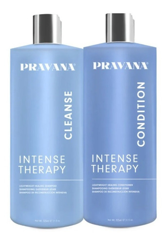 Pravana Intense Therapy Shampoo 1l + Acond 1l Sin Sulfatos