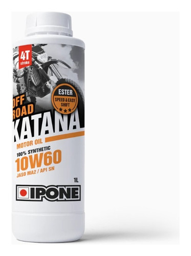 Aceite Katana Off Road 10w60 Ipone Yamaha Atv