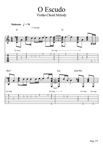 4 Hinos Fingerstyle Tablaturas Em Pdf Para Violão