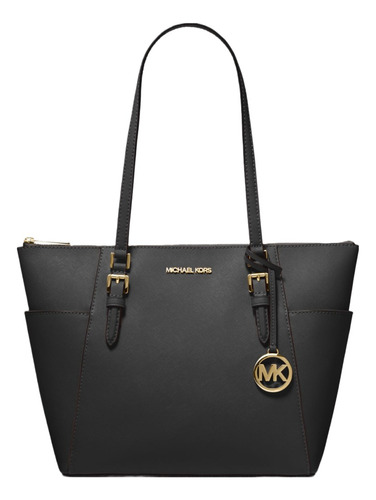 Bolsa Large Tote Charlotte  Michael Kors 35t0gcft7l Negro