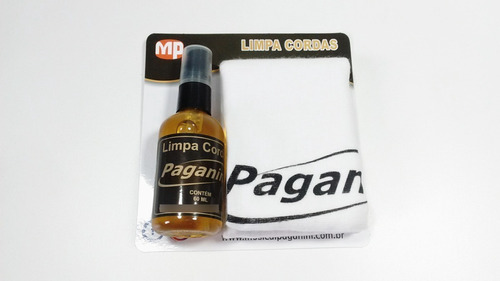 Paganini Limpa Corda Plc058 + Flanela Violão Guitarra Baixo