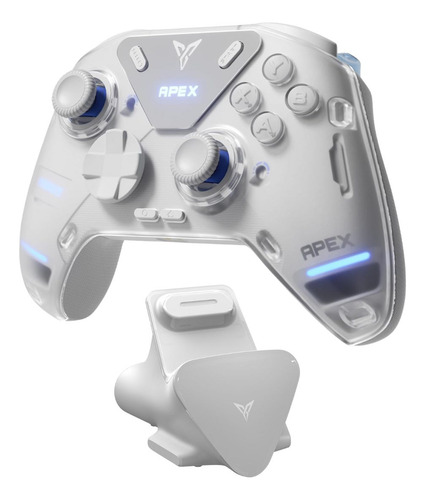 Controle Flydigi Apex 4 Multiplataforma Forceflex 1000hz Cor Branco