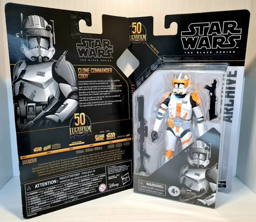 --- Culpatoys Star Wars Commander Cody Black Serie 6 Pul. --