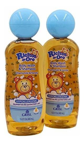 Gel Para Baño Y Ducha - Ricitos De Oro 2 En 1 Baby Hair And 