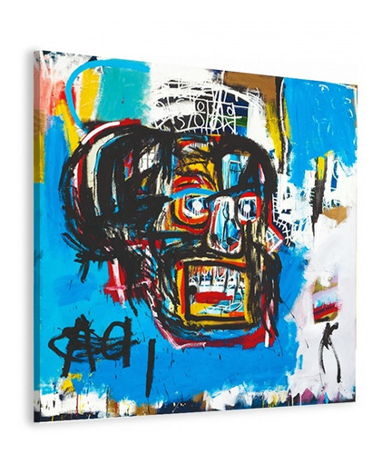Cuadro Arte De Jean-michel Basquiat En Canvas Estilo Galeria