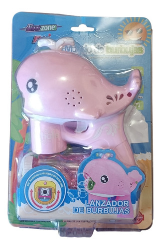 Pistola Lanzador De Burbujas Luz Y Sonido