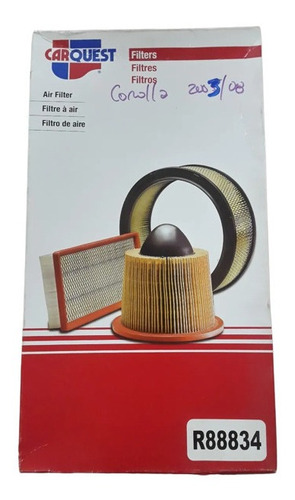 Imagen 2 de 2 de Filtro De Aire Toyota Corolla 2003-2008