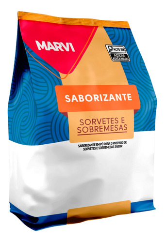 Base Saborizante Sorvete Abacaxi Marvi C/ 1 Kg