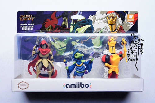 Nintendo Amiibo Shovel Knight 3pack 8cm Brujostore