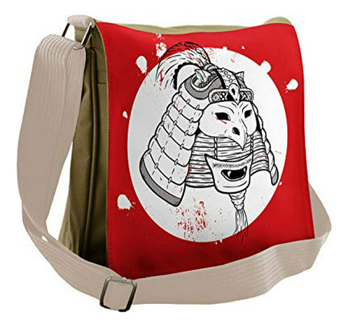 Bolso De Mensajero - Ambesonne Kabuki Bag, Unisex Cross-body