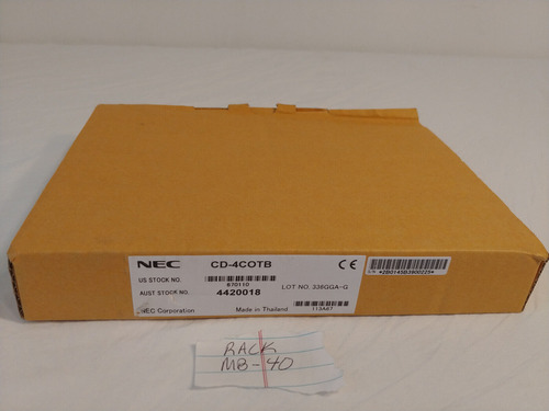 Nec New Cd-4cotb 4 Port Analogue Trunk Card 670110 Sv810 Cch