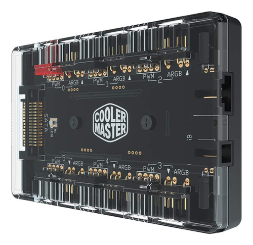 Conector Rgb Y Pwm Con 6 Puertos Splitter Magnético De 1 A 6