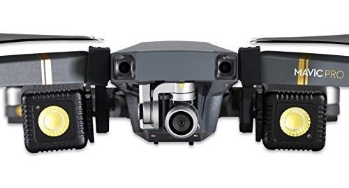 Imagen 6 de 9 de Kit De Iluminación Para Dji Mavic Pro (negro)