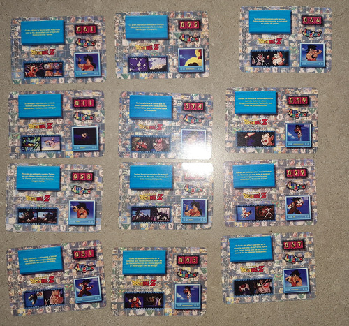 Pack De 37 Tarjetas Imagics De Dragon Ball Z (Usado)