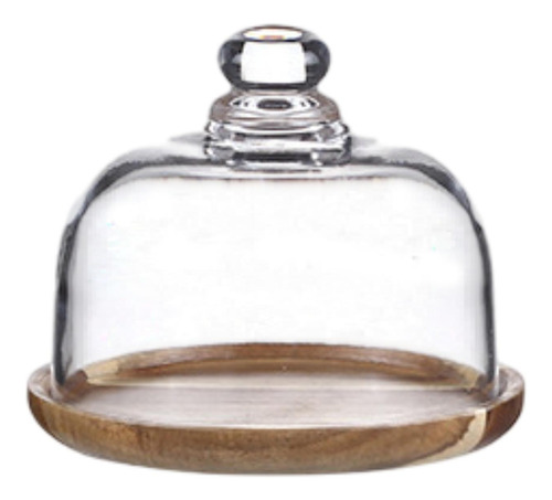 Soporte Para Tartas Con Cúpula De Cristal, Expositor Para