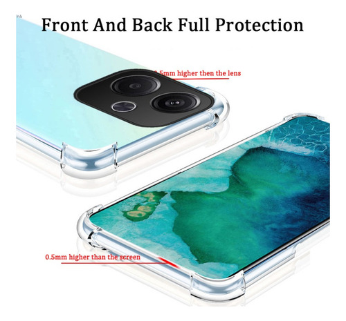 Funda Para Xiaomi Poco M6 4g Airbag Anticaida