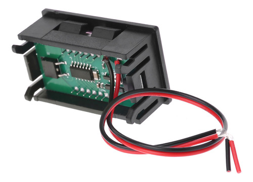 (bl) Para Voltímetro Dc 5-120 V, 2 Hilos, Panel De Pantalla