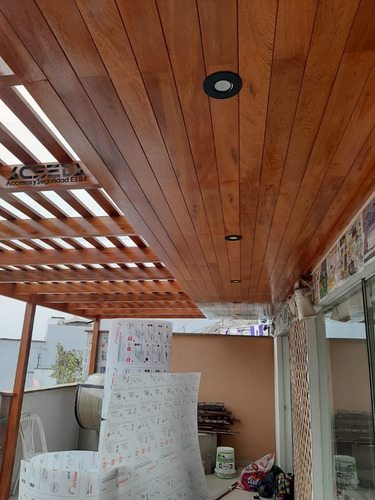 Techo Para Terrazas Con Madera Huayruro Y Policarbonato