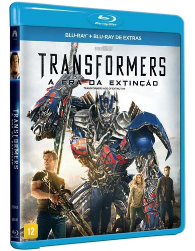 Blu-ray Duplo Transformers A Era Da Extinção - Original