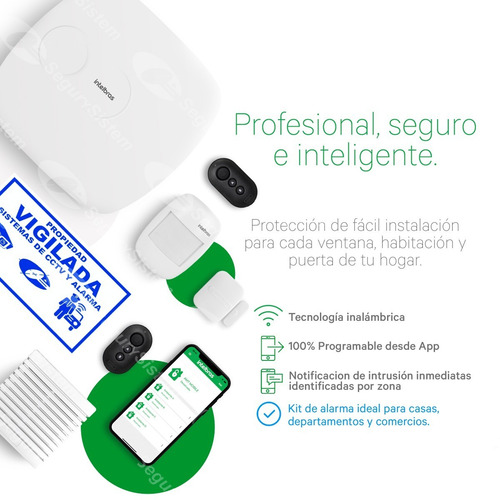 Kit Alarma Domiciliaria Inalámbrica Casa Celular Intelbras