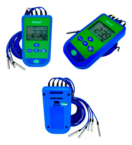 Termômetro Temperatura Digital 5 Sensores Penta 3 Ful Gauge 127/220v