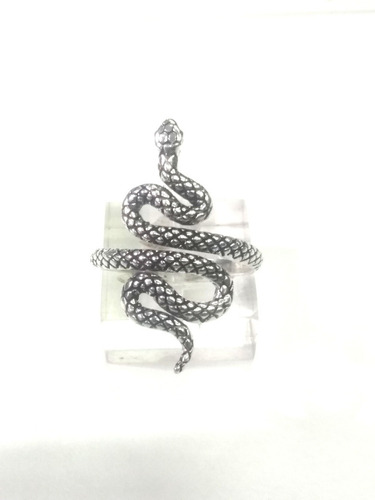 Anillo Serpiente De Plata