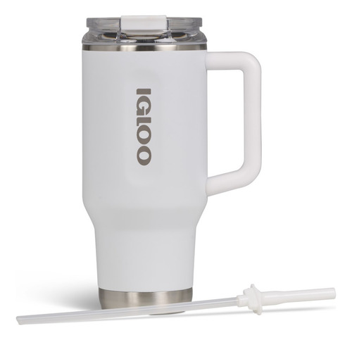 Vaso Termico De Acero Igloo 32 Oz. Travel Mug ( 0.95 Lts ) 71221 Blanco