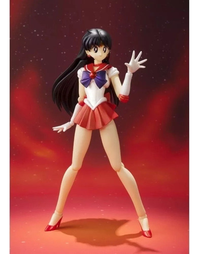 Sailor Moon Mars Marte Sh Figuarts Bandai Boneco Figura Shf
