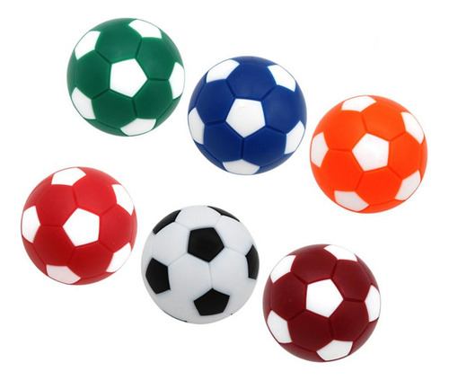 2 X 6x6pcs 32mm Mesa Fútbol Futbolín Pelotas 2 Piezas