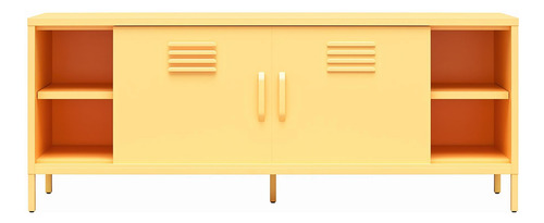 Soporte Metálico Para Tv Hasta 65 Pulgadas Color Amarillo