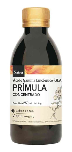 Natier Aceite De Primula Concentrado 250g Onagra Puro - Dw