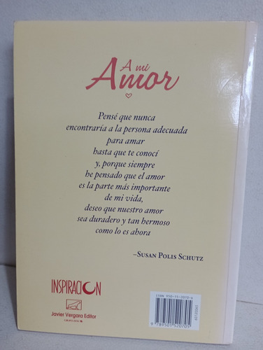 A Mi Amor Susan Polis Schutz (Usado)