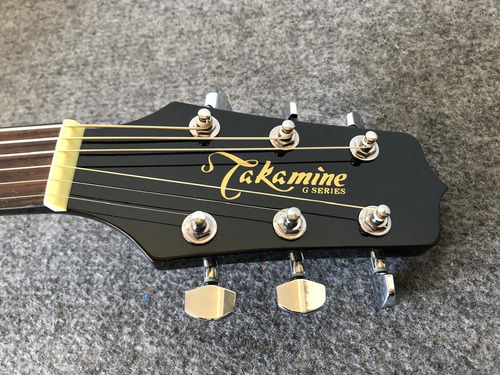Guitarra Takamine Eg531sc Electro Acústica Made In Korea Negro Diestro Rosewood (Usado)