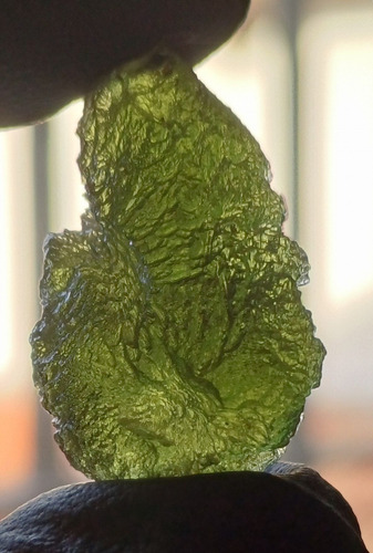 Moldavita Auténtica Piedra De Alta Vibración Arboldivine 21 Verde Musgo