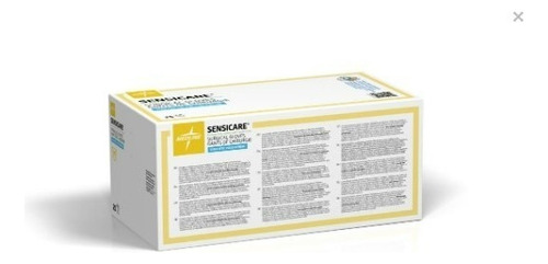 Guantes Estériles Neopreno Sensicare Aloe V Medline 50 Pzas. Color Blanco Talla 7