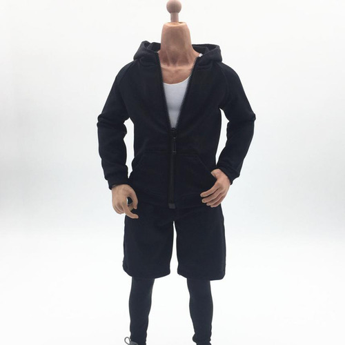 1/6 Mans Sports Workout Pants Trajes Conjunto Completo Para