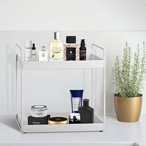 Estante Organizador De 2 Niveles Para Baño Marca Aisung