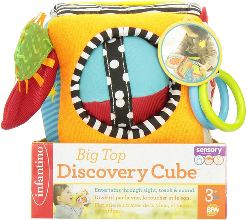 Infantino Big Top Discovery Cube - Juguete De Desarrollo