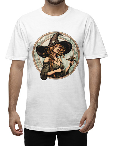 Remera Estampada Witch Algodón Serigrafía Digital